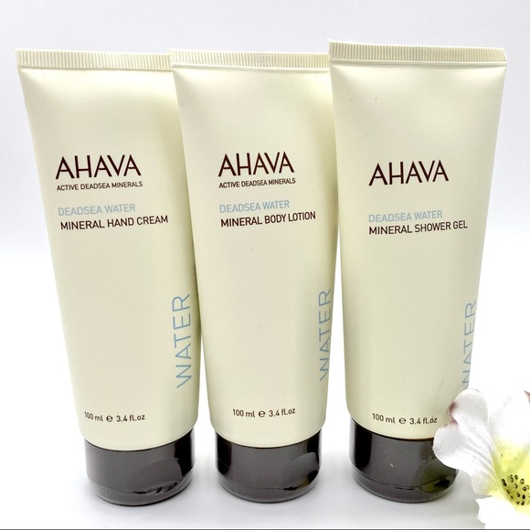 AHAVA Mineral Body Lotion, Shower Gel & Hand Cream Boxed Set - Picture 2 of 14